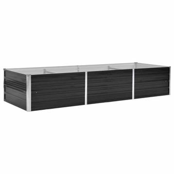 Plantenbak antraciet staal - OP=OP - 240x80cm tweedekansje beschikbaar voor biedingen