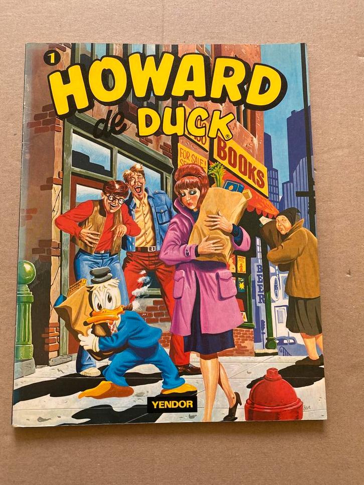 Howard de Duck deel 1 - Nederlandstalig - 56 blz., Verzamelen, Stripfiguren, Boek of Spel, Zo goed als nieuw, Ophalen of Verzenden