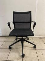 Vergaderstoel Design Mesh (Vergelijkbaar Aan Vitra Physix), Verzenden, Zwart, Zo goed als nieuw, Bureaustoel