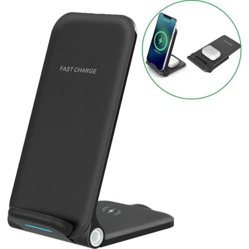 Phreeze 2-in-1 Draadloze Oplader - 15W - Snellader, Telecommunicatie, Mobiele telefoons | Telefoon-opladers, Ophalen of Verzenden