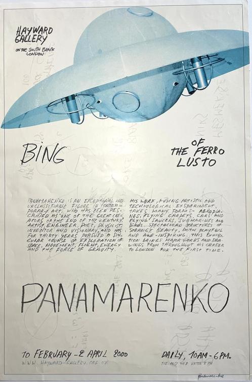 Panamarenko  - Affiche Panamarenko, Antiek en Kunst, Kunst | Litho's en Zeefdrukken, Verzenden