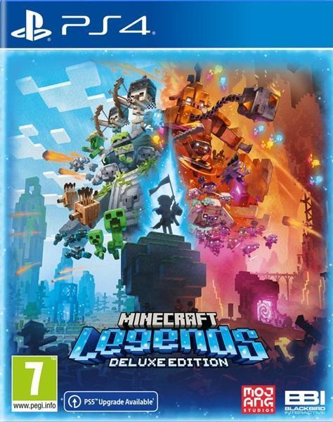 Minecraft Legends: Deluxe Edition PS4 Morgen in huis!, Spelcomputers en Games, Games | Sony PlayStation 4, 1 speler, Zo goed als nieuw