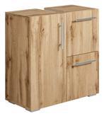 Wastafelkast Mars 60 x 30 x 60 cm Eiken Badkamerkast, Huis en Inrichting, Badkamer | Badkamermeubels, Verzenden, Nieuw, Wastafelkast