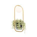 Art deco wandlamp goud met wit glas - Isabella, Huis en Inrichting, Lampen | Wandlampen, Nieuw, Overige materialen, Art Deco
