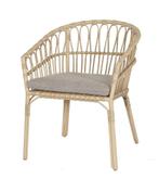 Stapelbare Dining Tuinstoel Lenco Bamboo Look Wicker The, Verzenden, Nieuw