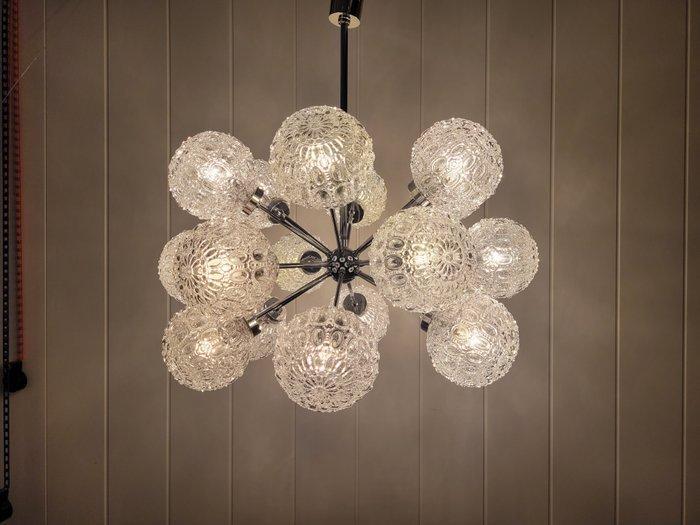 Plafondlamp - Glas, Antiek en Kunst, Antiek | Lampen