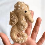 Vingerpoppetje Wolvilt - Sealife - Zeepaard - Handmade&Fairm, Ophalen of Verzenden, Nieuw