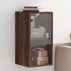 vidaXL Wandkast met glazen deuren 35x37x68,5 cm, Verzenden, Nieuw