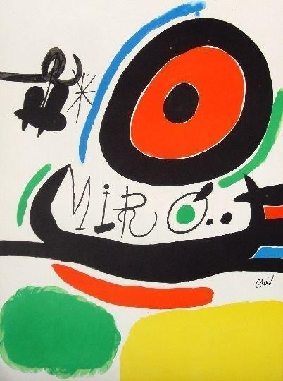 Joan Miro (1893-1983), daprès - Tres libres, Antiek en Kunst, Antiek | Overige Antiek