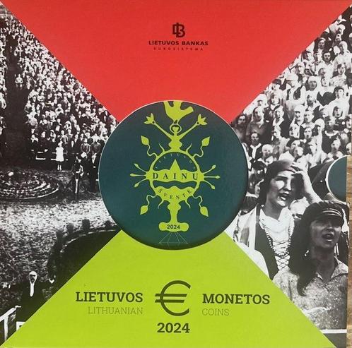 Letland, Litouwen. Year Set (BU) 2022/2024 (2 sets) (Zonder, Postzegels en Munten, Munten | Europa | Euromunten