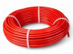 Staalkabels 3/4 mm pvc 20 meter rood, Doe-het-zelf en Verbouw, IJzerwaren en Bevestigingsmiddelen, Verzenden, Nieuw