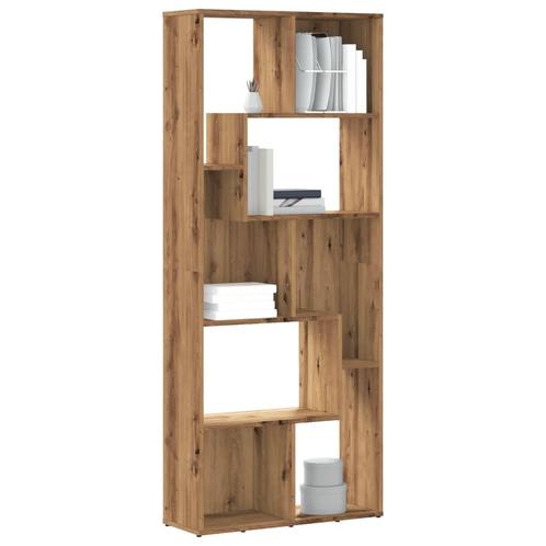 vidaXL Boekenkast 67x24x161 cm bewerkt hout artisanaal, Huis en Inrichting, Kasten | Boekenkasten, Nieuw, Overige houtsoorten