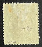 Nederland 1896 - Koningin Wilhelmina hangend haar +, Postzegels en Munten, Postzegels | Nederland, Gestempeld