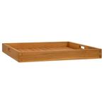vidaXL Dienblad 60x60 cm massief teakhout, Verzenden, Nieuw