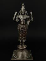Grote Vishnu - Brons - India - negentiende eeuw, Antiek en Kunst