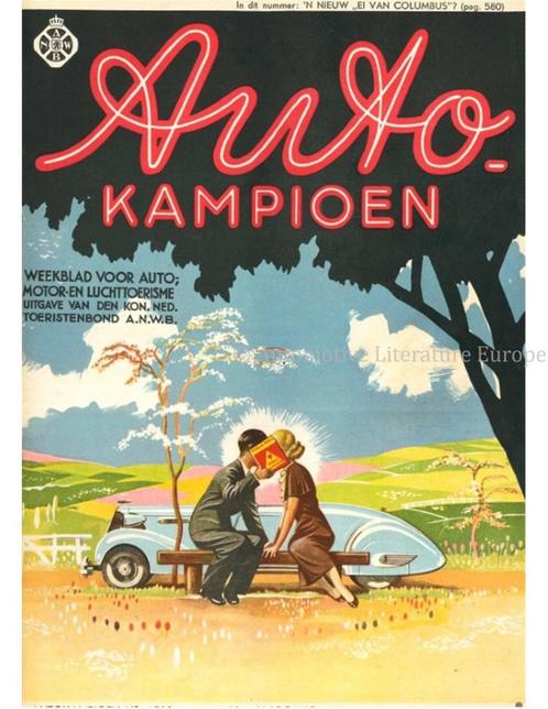 1936 AUTOKAMPIOEN MAGAZINE 17 NEDERLANDS, Boeken, Auto's | Folders en Tijdschriften