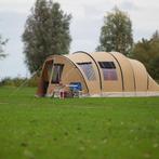 Tunneltent Lacerta Beige/Zwart (2023), Caravans en Kamperen, Tenten, Ophalen, Gebruikt, Tot en met 4