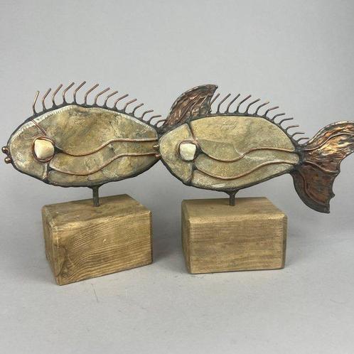 Jacek Drzymaa ( XX- XXI) - Stone 2 big fish- hand made, Antiek en Kunst, Kunst | Schilderijen | Modern