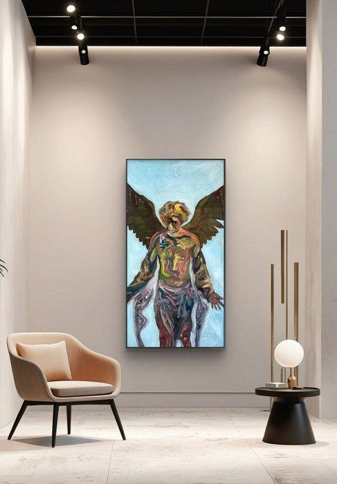 Cosmin Marian Guta (1994) - “Angelo Caduto” - XXL, Antiek en Kunst, Kunst | Schilderijen | Modern