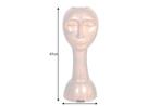 Handgemaakte vaas FACE 50cm koperlook antiek aluminium, Huis en Inrichting, Woonaccessoires | Vazen, Ophalen of Verzenden, Nieuw