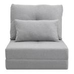 TRUUSK Vloerstoel 2-in-1 Vouwbed Met Verstelbare Rugleuning, Huis en Inrichting, Fauteuils, Verzenden, Nieuw