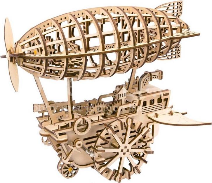 Robotime modelbouwpakket Zeppelin Airship hout Knutselen, Hobby en Vrije tijd, Modelbouw | Overige, Nieuw, Verzenden