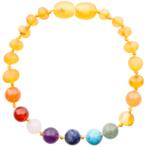 Barnsteen baby armbandje - Honey-Chakra (14 cm), Nieuw