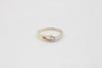 Ring - 14 karaat Geel goud - 0.16ct. tw. Diamant, Nieuw