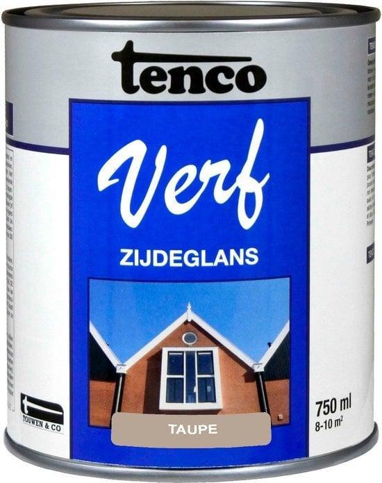 Tenco Verf Zijdeglans, 750ml - Taupe, Doe-het-zelf en Verbouw, Verf, Beits en Lak, Nieuw, Verzenden