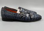Santoni UK9 Alligator Goodyear Flex Doublebuckle - No, Nieuw
