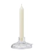 HEMA Kandelaar 9.7x5cm glas transparant bloem, Huis en Inrichting, Woonaccessoires | Kandelaars en Kaarsen, Verzenden, Nieuw