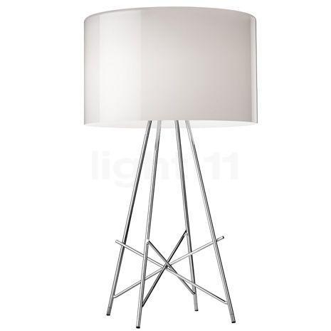 Flos Ray T, glaslampenkap - grijs (Tafellampen, Verlichting), Huis en Inrichting, Lampen | Tafellampen, Nieuw, Verzenden