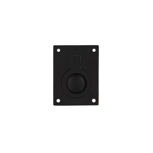 Intersteel Luikring rechthoekig 50x39mm - mat zwart, Doe-het-zelf en Verbouw, Hang- en Sluitwerk, Nieuw, Verzenden