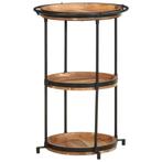 vidaXL Bijzettafel Ø55x83 cm massief acaciahout, Huis en Inrichting, Tafels | Bijzettafels, Verzenden, Nieuw