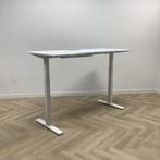 Kinnarps P-serie,  Elektrisch zit-sta bureau, 180x80 cm, wit, Huis en Inrichting, Ophalen of Verzenden, In hoogte verstelbaar