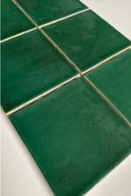 Zelliges Keramische Wandtegels 10x10 cm Cifre Zellige Olive, Doe-het-zelf en Verbouw, Verzenden, Nieuw, Minder dan 20 cm, Minder dan 20 cm