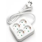 Stekkerdoos - Verlengsnoer - Aigi Unkan - 3680W - 4, Doe-het-zelf en Verbouw, Elektra en Kabels, Ophalen of Verzenden, Nieuw