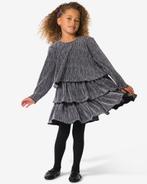 HEMA Kinderjurk ruffle zwart van €24.99 voor €17.49 sale, Verzenden, Nieuw