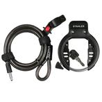 Stahlex Ringslot met insteekkabel - 8.5 mm dik - Inclusie..., Fietsen en Brommers, Fietsaccessoires | Overige Fietsaccessoires