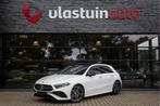 Mercedes-Benz A-Klasse 200 AMG Line uit 2023, 24.066 km,, Auto's, Mercedes-Benz, Automaat, Gebruikt, Zwart, Wit