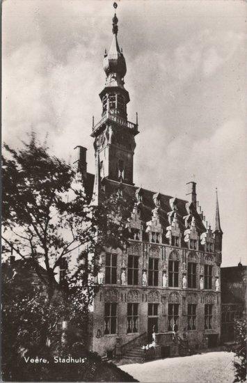 VEERE - Stadhuis, Verzamelen, Ansichtkaarten | Nederland, Verzenden