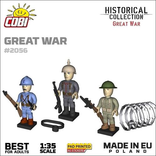COBI 2056 Soldaten Great War (Leger bouwsets, Modelbouwsets), Kinderen en Baby's, Speelgoed | Bouwstenen, Nieuw, Verzenden