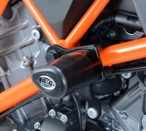 KTM 1290 Superduke R R&G Sliders frame bescherming zwart, Motoren, Onderdelen | Overige, Ophalen of Verzenden