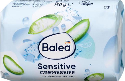Balea Crème Handzeep Staaf Sensitive Aloe Vera, 150g, Sieraden, Tassen en Uiterlijk, Uiterlijk | Lichaamsverzorging, Verzenden