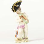 Meissen Porseleinen Figuur Cupido met Doedelzak, Verzamelen, Ophalen, Nieuw