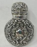 James Deakin - Parfumfles - Snuiffles - .925 zilver, Glas, Antiek en Kunst