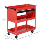 TRUUSK Tuinbank 60 Kg Draagvermogen, Rood, Weerbestendig & S, Doe-het-zelf en Verbouw, Kratten en Dozen, Verzenden, Nieuw