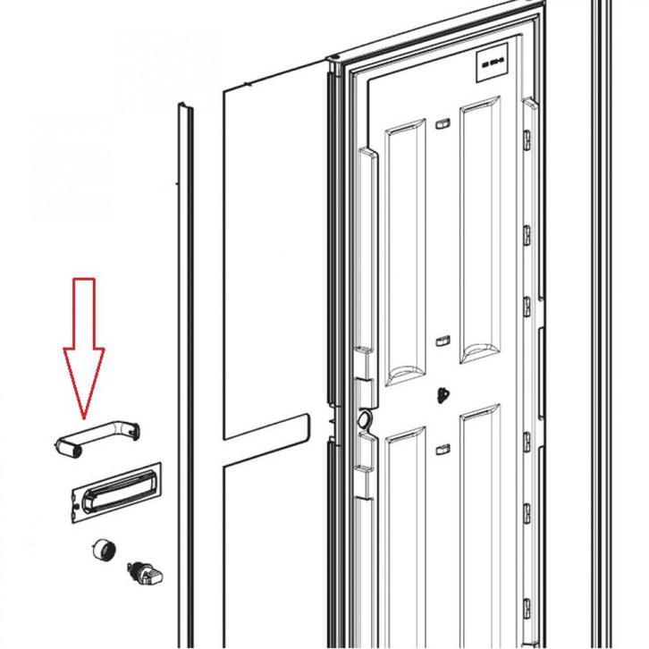 Dometic RML9435 Deurgreep Compleet, Caravans en Kamperen, Camper-accessoires, Ophalen of Verzenden