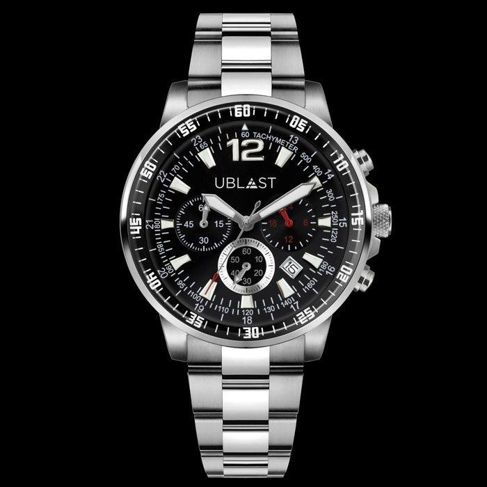 Ublast - Street Race Chronograph - UBSR43SBK - Heren - 2025, Sieraden, Tassen en Uiterlijk, Horloges | Heren