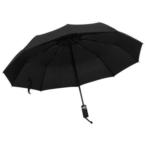 vidaXL Paraplu automatisch inklapbaar 104 cm zwart, Tuin en Terras, Partytenten, Nieuw, Verzenden